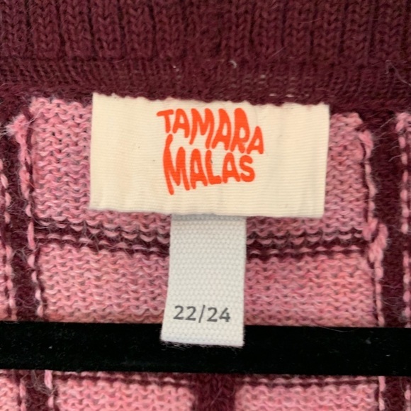 TAMARA MALAS Plus SZ 22/24 Chicago Cardigan Alpaca - Picture 7 of 8